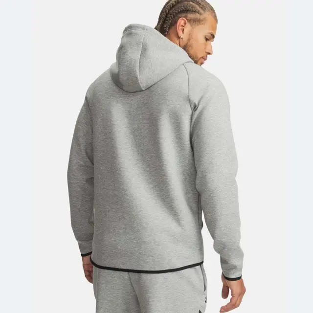 Under Armour Men's Unstoppable Fleece Full-Zip Hoodie Γκρι 1389352-011 (Under Armour) 2