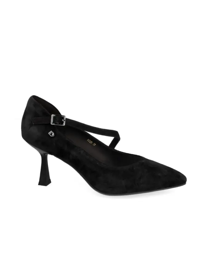 Donna Serena Γόβες Γυναικείο δέρμα Nubuck Μαύρο DSE/096229 NERO - 40 3