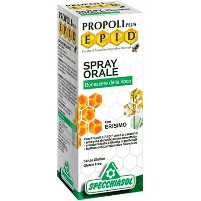 Specchiasol Πρόπολη Plus Epid Στοματικό Σπρέι Erisimo 15ml