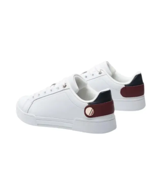 Tommy Hilfiger - Γυναικεία Sneakers Th Button Detail Court FW0FW06733-YBR Λευκό 3