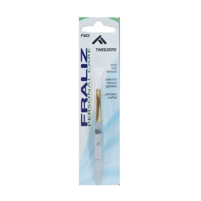 Fraliz F423 Tweezers Τσιμπιδάκι με χρυσή, ίσια άκρη