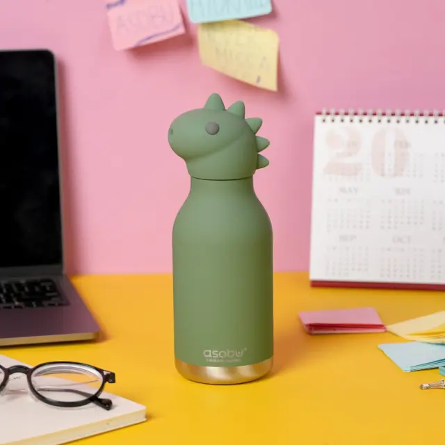 ASOBU Παγούρι Ανοξείδωτο Bestie - Dinosaur 460 ml 3