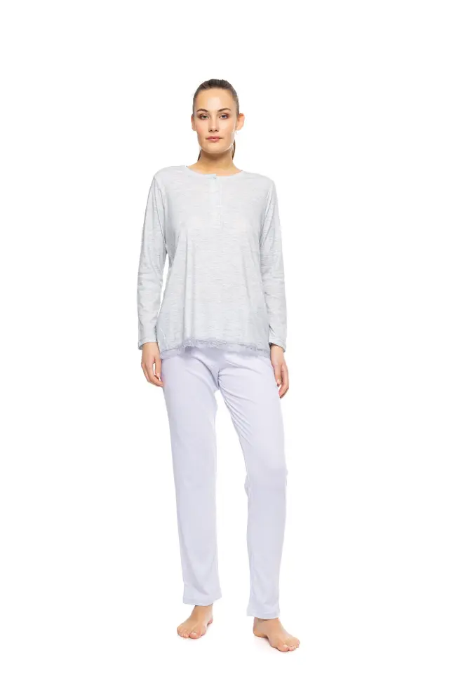 W1060 - Grey Charcoal - PYJAMA MELANGE SOLID