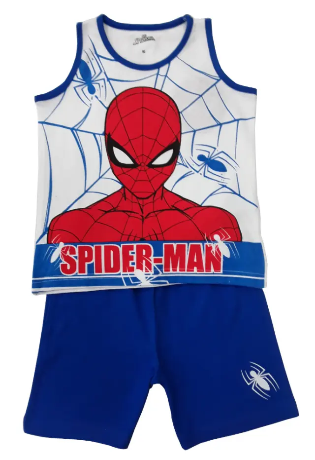 Πιτζάμα Αμάνικη Καλοκαιρινή Spiderman Light Blue 80102040010 - 24 M (92cm)