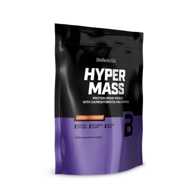 Biotech USA Hyper Mass με Κρεατίνη Χωρίς Γλουτένη με Γεύση Salted Caramel 1kg