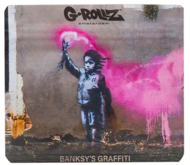 G-Rollz Σακουλάκι Ασφαλείας Zip - Banksy's Graffiti «Torch Boy» (70x60mm) 3