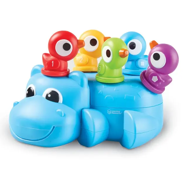 Learning Resources Εκπαιδευτικό Παιχνίδι Huey The Fine Motor Hippo για 1,5+ ετών LER 9108 3