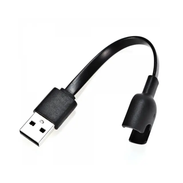 Καλώδιο Φόρτισης Senso USB Charging Cable Για Xiaomi Mi Band 2 Μαύρο 3