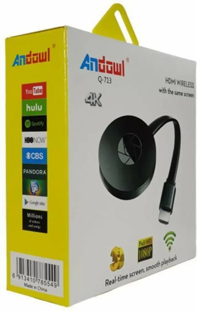 Andowl Smart TV Stick Q-713 TV Receiver Full HD με Wi-Fi / HDMI