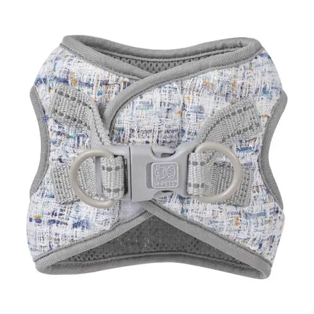 M Pets Haute Couture Γάτας Επιστήθιο A Harness Γκρι Γκρι 2