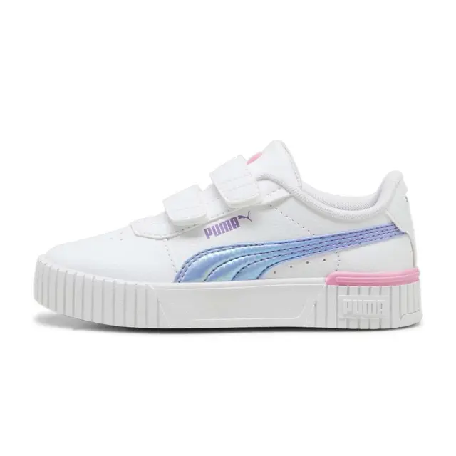 Puma Girl's Carina 2.0 Bouncy Sky V (PS) Άσπρο - Μωβ 397972-01 (Puma)