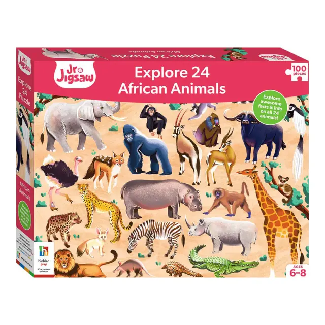 Παιδικό Παζλ 100τμχ African Animals Hinkler