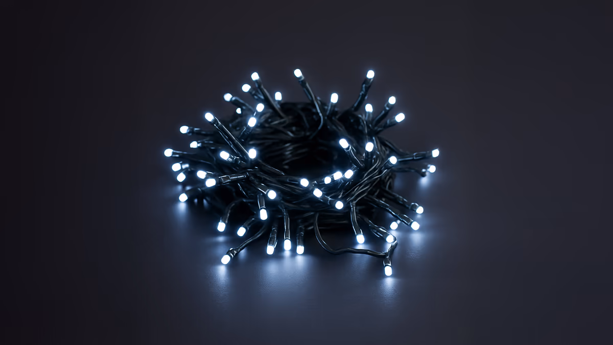 300 Led Λαμπάκια 8 Λειτουργιών Ψυχρό Λευκό Lucas