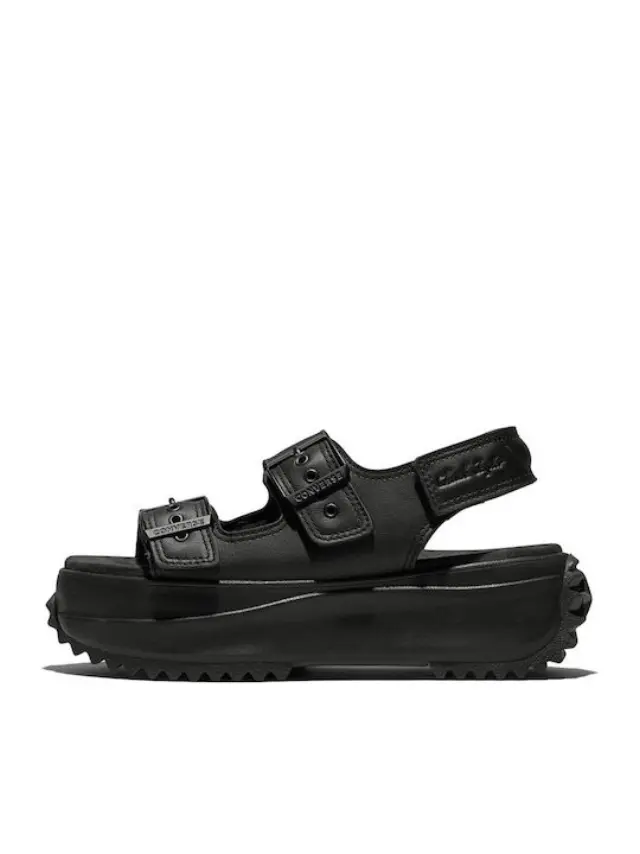Converse Run Star Sandal Platform Leather Black A20645C - 41