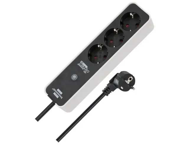 Πολύπριζο Smart Brennenstuhl - 3x Schuko - WiFi - Διακόπτη On/Off - Καλώδιο 1.5m - White/Black150184