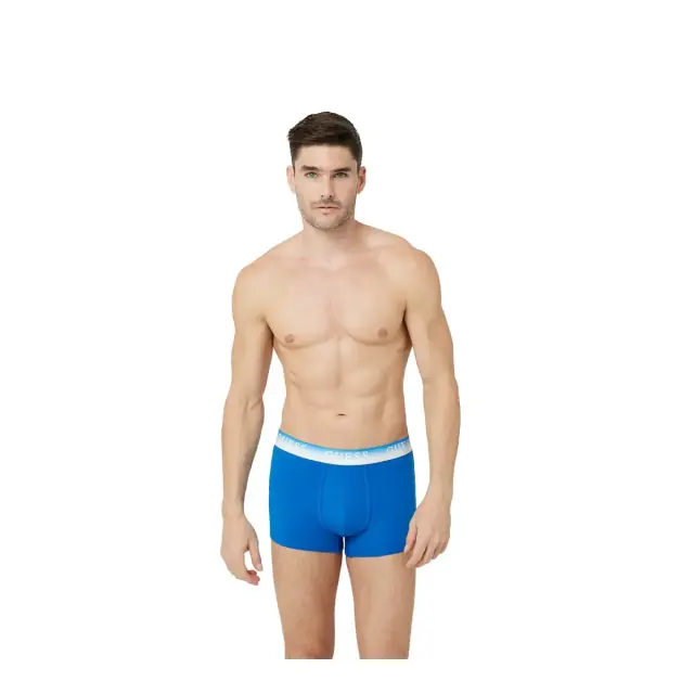 Guess Ανδρικό Boxer Joe Trunk - Τριπλό Πακέτο, Χρώμα Black Blue Combo 2