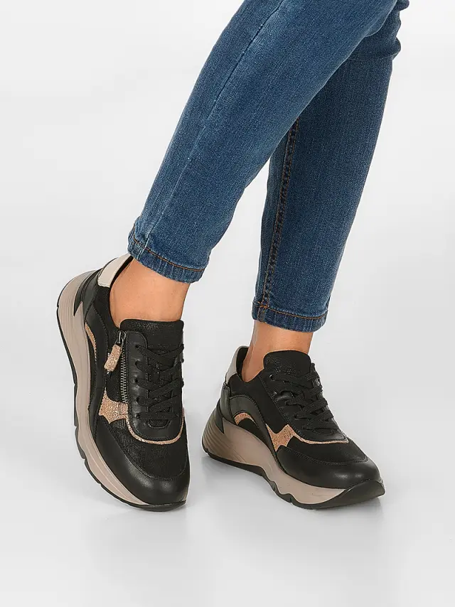 Mephisto Sneakers Γυναικείο δέρμα Μαύρο MEP/LAONIE BLACK - 38 2