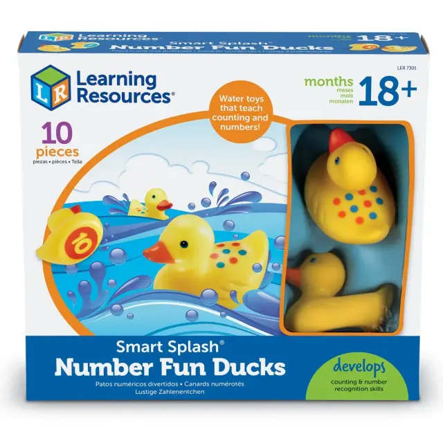 Learning Resources Εκπαιδευτικό Παιχνίδι Smart Splash® Number Fun Ducks για 1,5+ ετών LER 7301