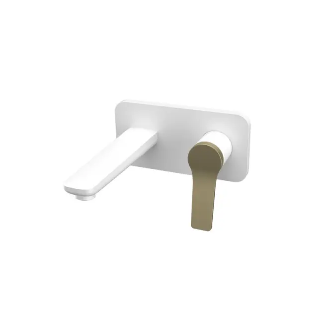Μπαταριά Νιπτ.KARAG ANDARE WNW148073PH-B BIANCO/BRONZE επίτοιχη 3