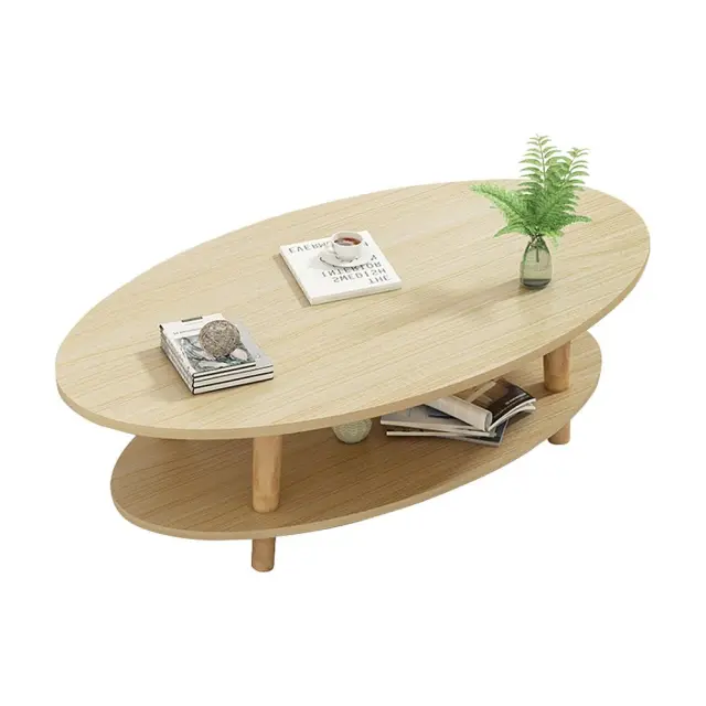 Τραπεζάκι Σαλονιού FINE Φυσικό MDF 100x50x43cm