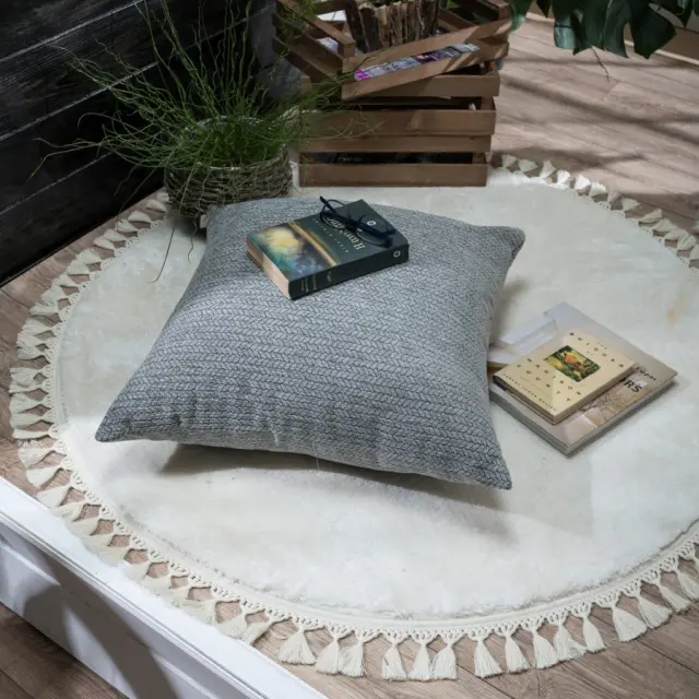 Μαξιλαροθήκη Melrose 11 TEORAN 65x65cm δαπέδου με γέμιση 3