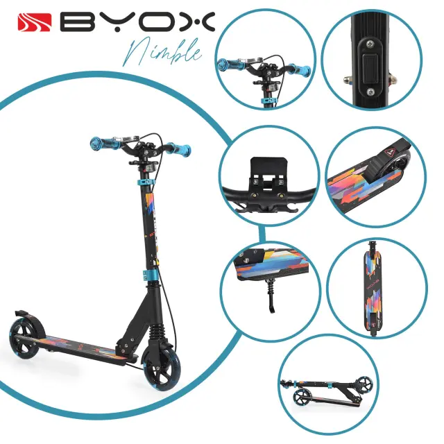 BYOX - Scooter Nimble blue - 3800146227739