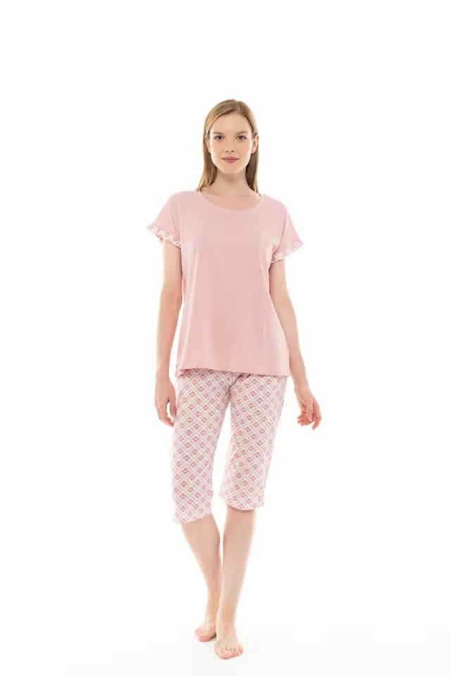 S1269 - Type - PYJAMA CAPRI PINK GEO 2