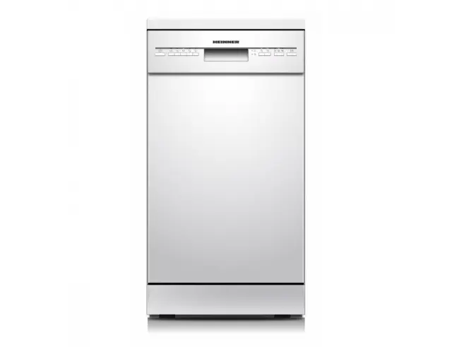 Εντοιχιζόμενο Πλυντήριο Πιάτων Heinner HDW-FSM45510WE++ με χωρητικότητα 10 σερβίτσια και ενεργειακή κλάση E - White HDW-FSM45510WE++