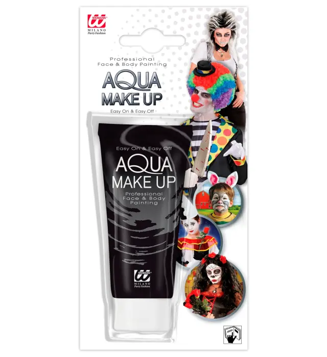 Αποκριάτικo Μακιγιάζ Υγρό Μαύρο 30ml (Widmann) (W-02381) 2
