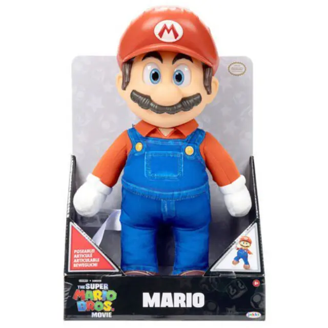 NintendoJ The Super Mario Bros. Movie Plush Figure Mario 30 cm