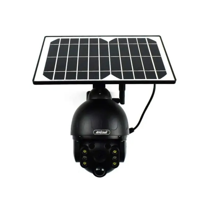 Andowl IP Κάμερα Παρακολούθησης Wi-Fi 1080p Full HD 4K Αδιάβροχη Μπαταρίας με Αμφίδρομη Επικοινωνία Q-SX80 4G+5G SIM - Solar Camera Wireless Smart 075507 3