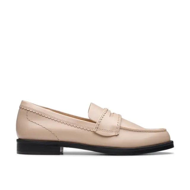 Clarks Straven Edge Sand Sand Leather - 40 2