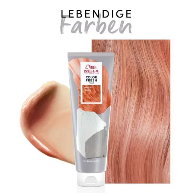 Wella Professionals Color Fresh Mask Peach Blush 150ml 3