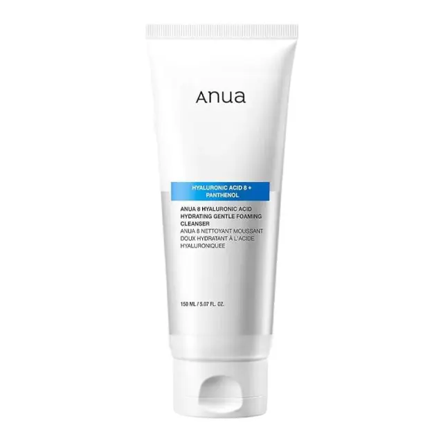 Anua 8 Hyaluronic Acid Hydrating Gentle Foaming Cleanser Panthenol- Απαλός καθαριστικός αφρός με 8 τύπους υαλουρονικού 150ml