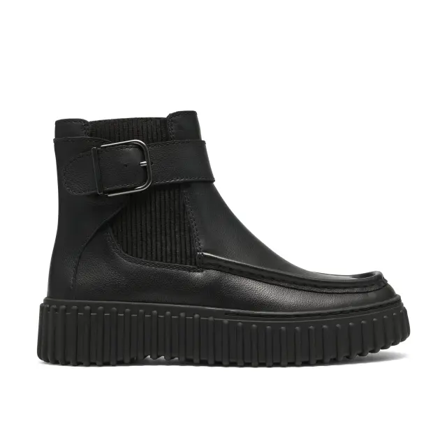 Clarks Torhill Buckle γυναικεία δερμάτινα μποτάκια 26320238-1