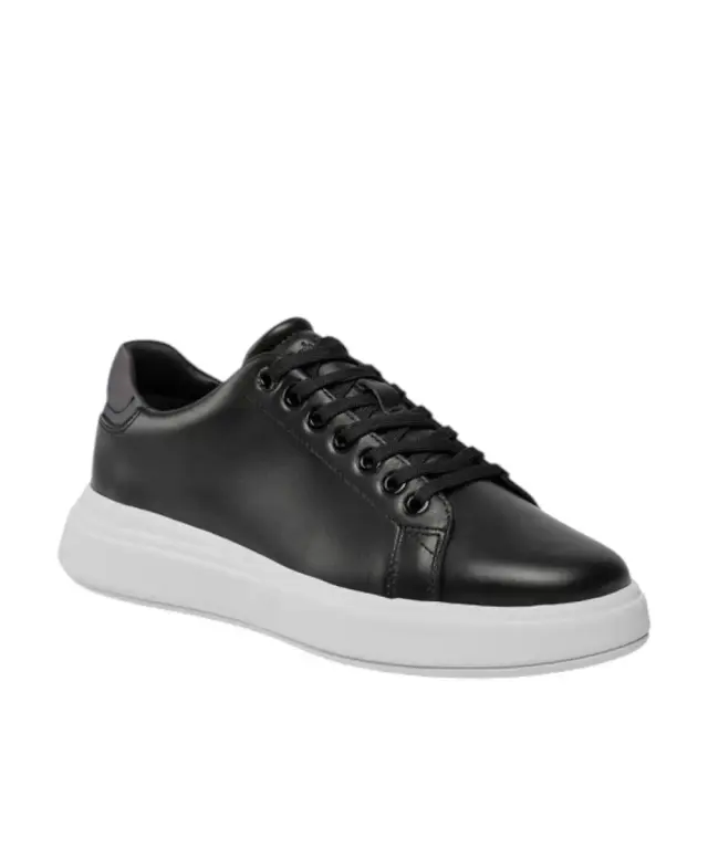 Calvin Klein - Γυναικεία Sneakers Raised Cupsole Lace Up Luminous HW0HW01997-BEH Μαύρο 2