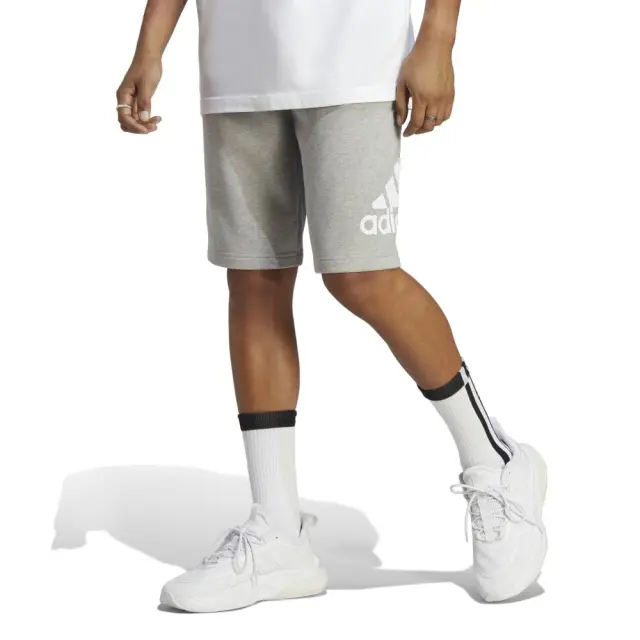 adidas Big Logo French Terry Shorts (IC9403-Grey) - Γκρί - XXL