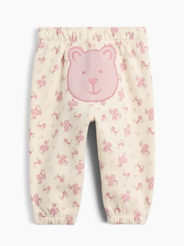 Βρεφικό Παντελόνι Φόρμας VintageSoft με Gap Λογότυπο pink floral