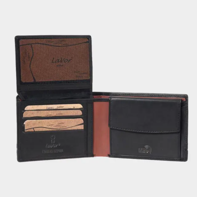 Δερμάτινο Πορτοφόλι Lavor 1-6084 Μαύρο - ONESIZE 2