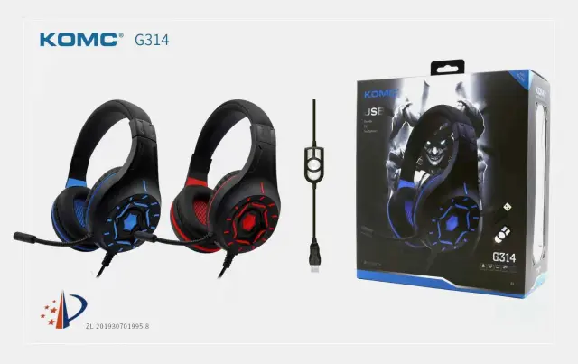 Ενσύρματα ακουστικά Gaming - G-314 - KOMC - 302865 - Blue 2