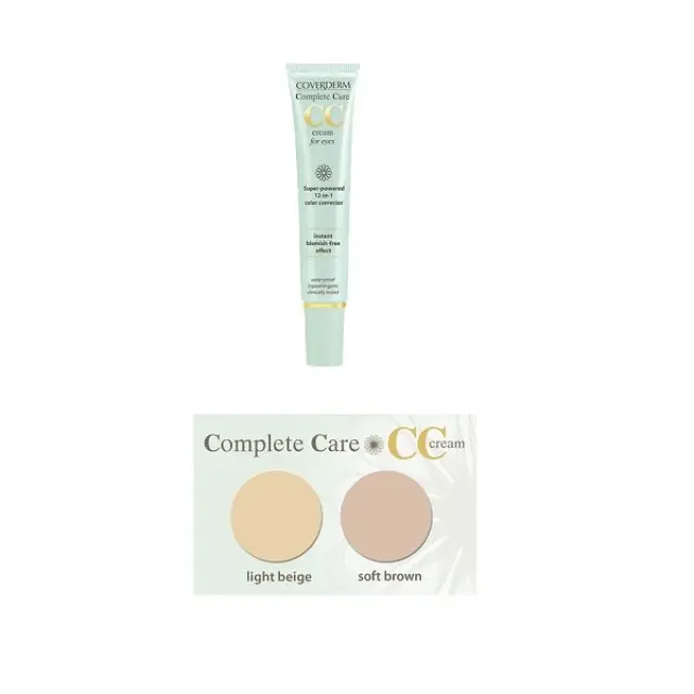 Coverderm Complete Care CC Κρέμα Ολοκληρωμένης Περιποίησης Ματιών Με Χρώμα 15ml Soft