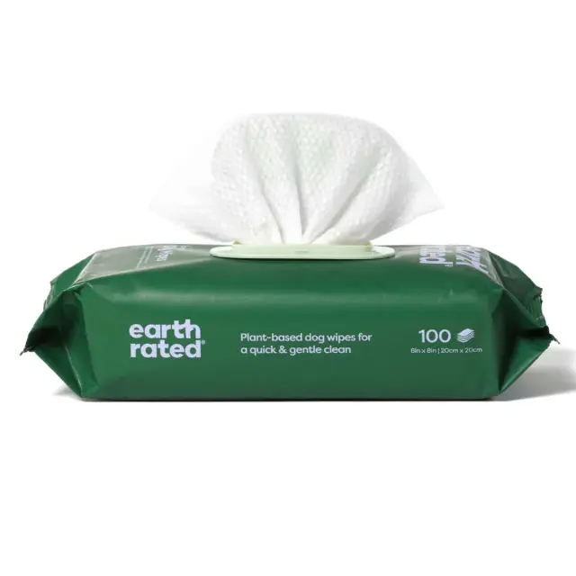 Earth Rated Compostable Wipes Lavender, 100τμχ