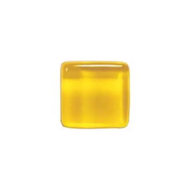 Γυάλινες Ψηφίδες Soft Glass - Yellow - 10x10mm - 200gr