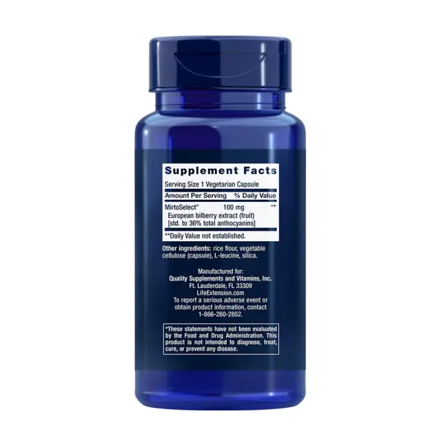 Life Extension Standardized European Bilberry Extract 2