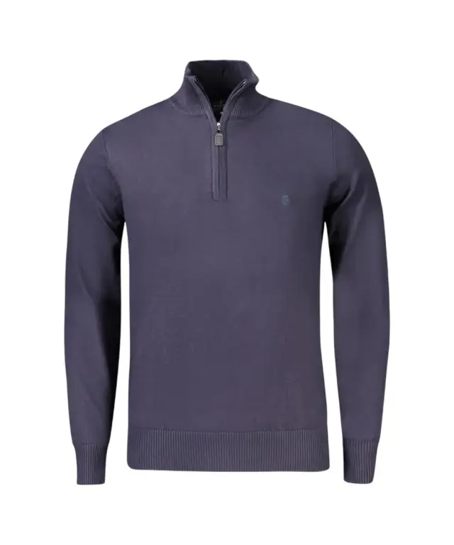 Coveri Moving - Ανδρικό Πουλόβερ Half Zip TR1722-BLU Μπλε