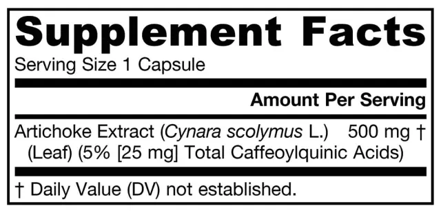 Jarrow Formulas Artichoke 500 mg 2
