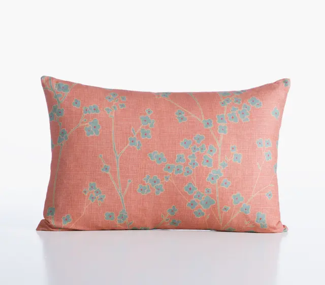 ΔΙΑΚΟΣΜΗΤΙΚΟ ΜΑΞΙΛΑΡΙ FLORIVA 35X55 NEF-NEF HOMEWARE, ΥΦΑΣΜΑ:100% BAMB-ΕΣΩΤ:100% ΠΟΛ - CORAL (039517)