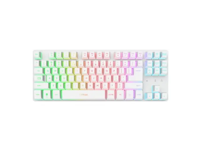 Trust Gaming Keyboard GXT831W Thado TKL White US (26083)