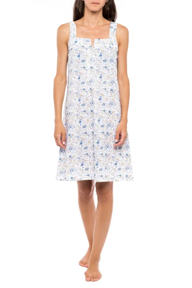 S1154 - Type - NIGHTGOWN BLUE FLOWER - S 3