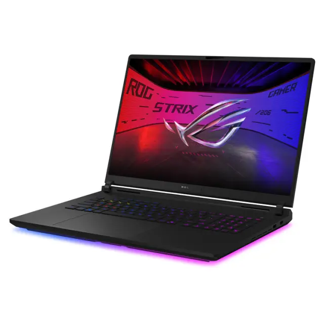 ASUS Laptop ROG Strix SCAR 18 G835LX-SA123X 18'' 2560 x 1600 Mini Led 240Hz U9-275HX/64GB/2x2TB SSD NVMe PCIe 4.0/NVidia GeForce RTX 5090 24GB/Win 11 Pro/2Y/Off Black/With ROG backpack 2